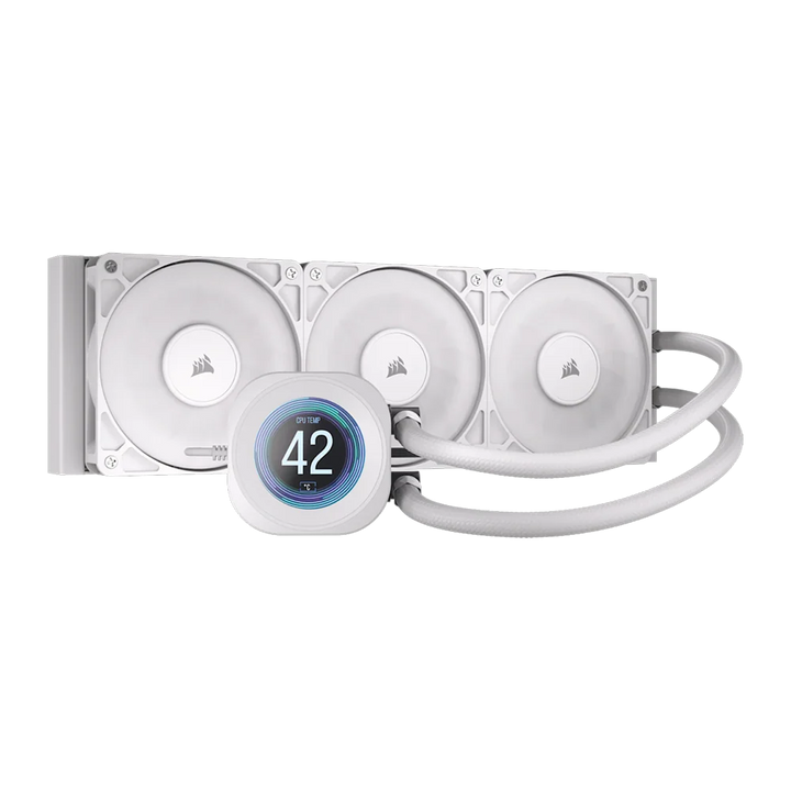 CORSAIR NAUTILUS 360 RS LCD Liquid CPU Cooler - White