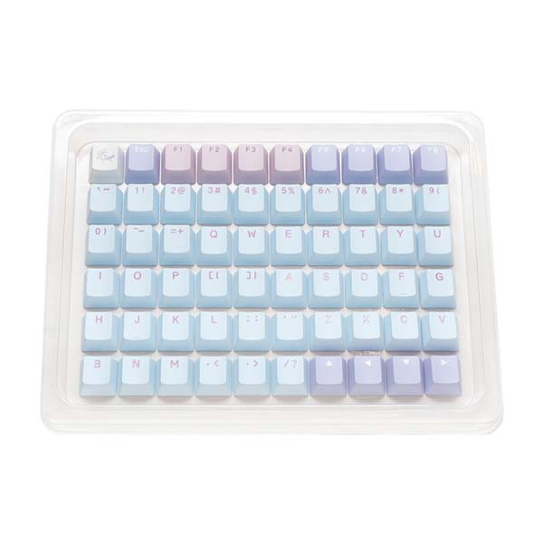 DUCKY PBT Triple-Shot Cherry Profile 132-Keycaps Set - Macaron