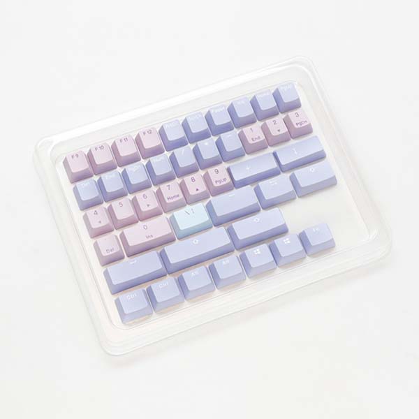 DUCKY PBT Triple-Shot Cherry Profile 132-Keycaps Set - Macaron