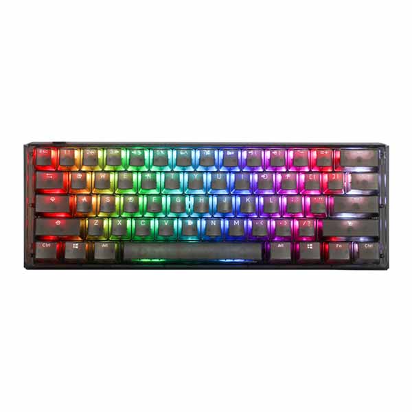 Ducky One 3 Mini - Silent Red Switch RGB Hot-Swap Mechanical Keyboard - Aura Black
