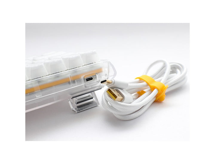 Ducky One 3 SF - Blue Switch Hot-Swap RGB Mechanical Keyboard - Aura White