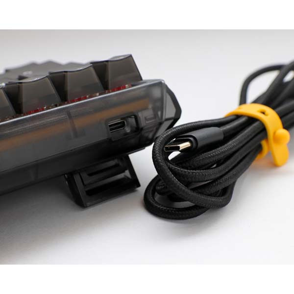 Ducky One 3 SF - Red Switch Hot-Swap RGB Mechanical Keyboard - Aura Black