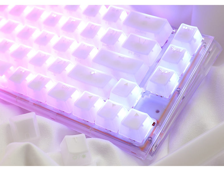 Ducky One 3 SF - Red Switch Hot-Swap RGB Mechanical Keyboard - Aura White