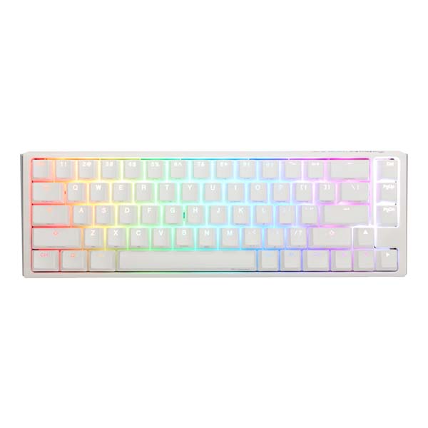 Ducky One 3 SF - Red Switch Hot-Swap RGB Mechanical Keyboard - Aura White