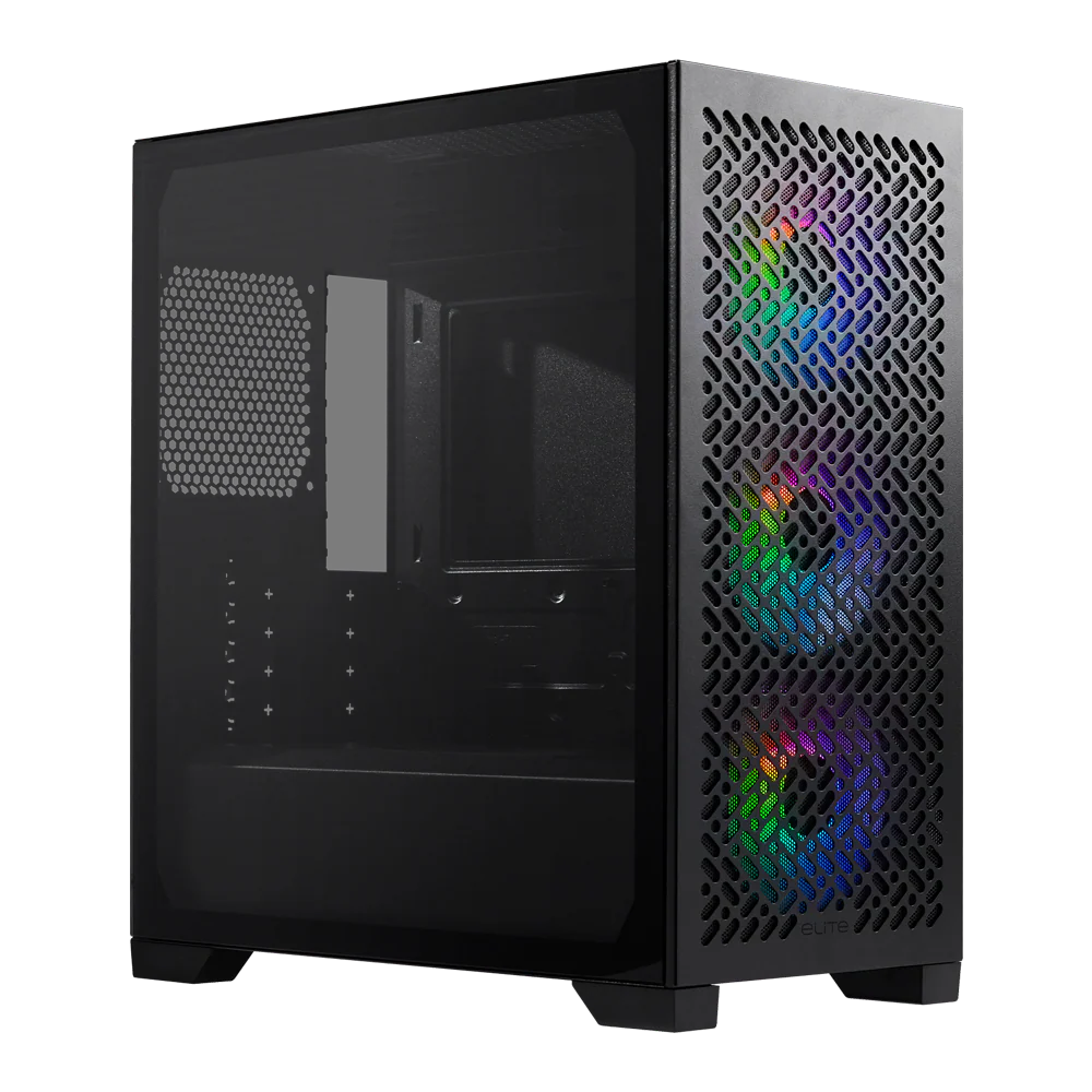 Cooler Master Elite 302 Mid Tower Case - Black