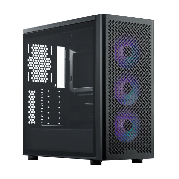 Cooler Master Elite 502 Mid Tower Case - Black