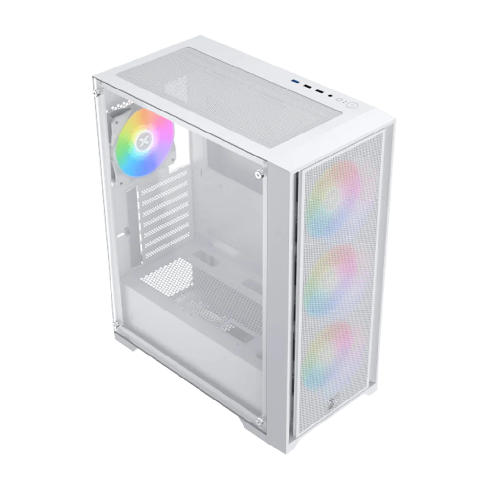 XIGMATEK GAMING X II ARCTIC RGB ATX Case - White