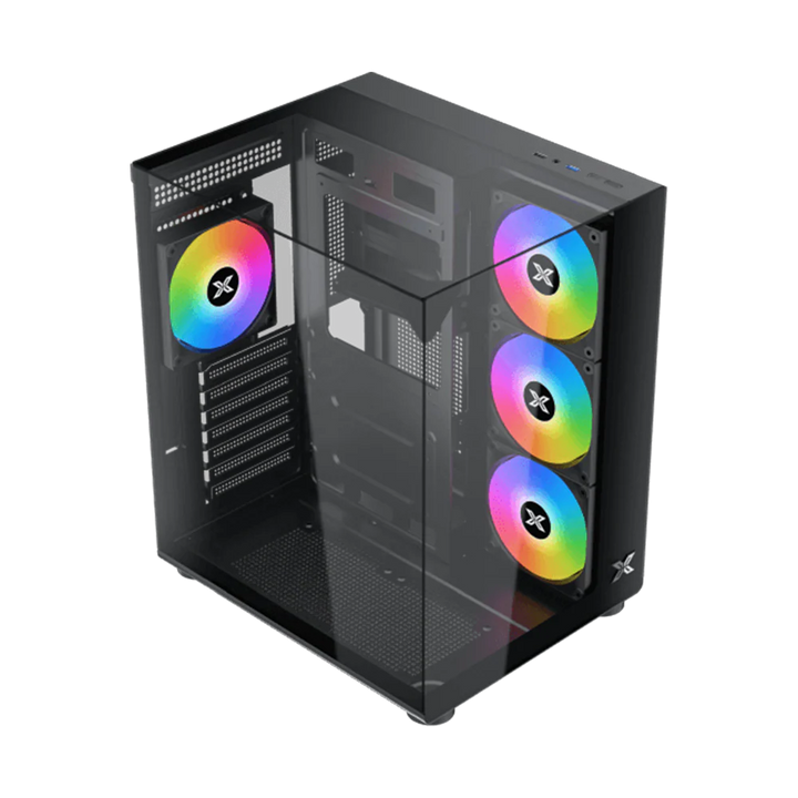 XIGMTEK Aqua Compact ATX Case - Black