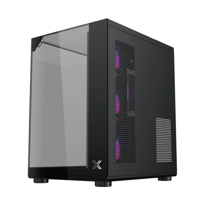 XIGMTEK Aqua Compact ATX Case - Black