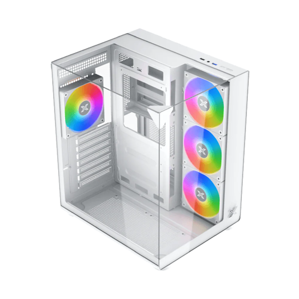 XIGMTEK Aqua Compact Arctic ATX Case - White