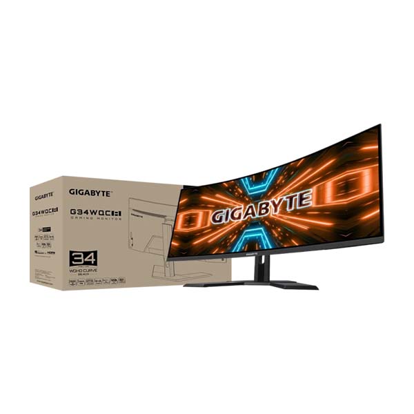 Gigabyte G34WQC A 34 Inch 144Hz 1ms WQHD FreeSync Curved Gaming Monitor