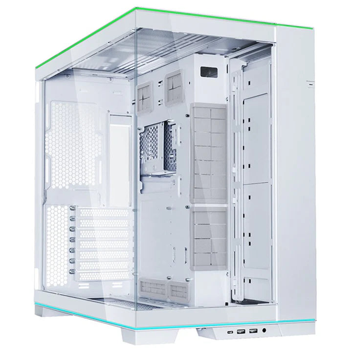 LIAN LI O11 Dynamic EVO RGB E-ATX Mid Tower Gaming PC Case - White