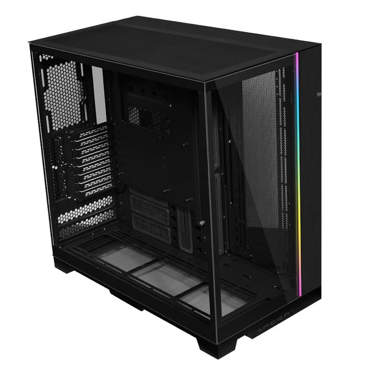 LIAN LI O11 Dynamic EVO XL RGB Tempered Glass Full Tower Gaming Case - Black (Fans Not Included)