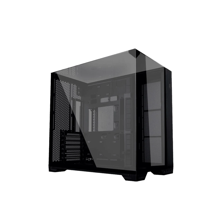 LIAN LI O11 VISION COMPACT Tempered Glass ATX Mid-Tower Gaming PC Case - Black (Fans Not Included)