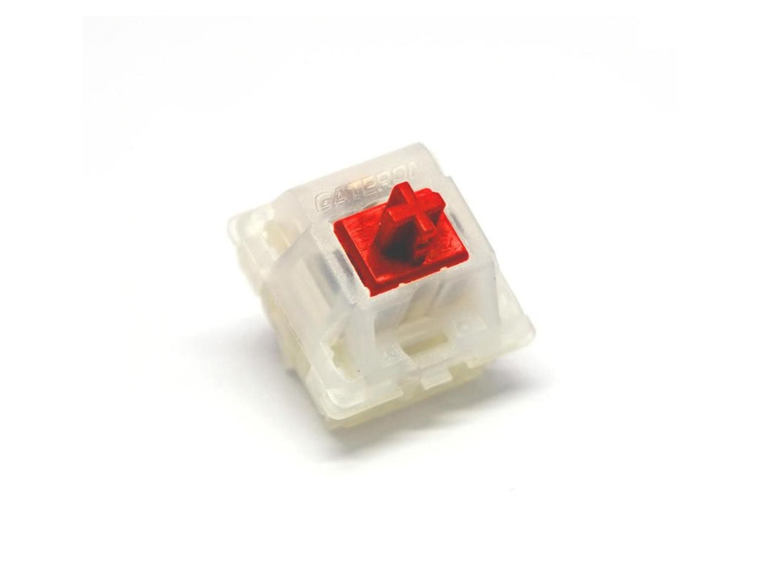 Glorious Gateron Red Mechanical Keyboard Switches (120 pack) - Red