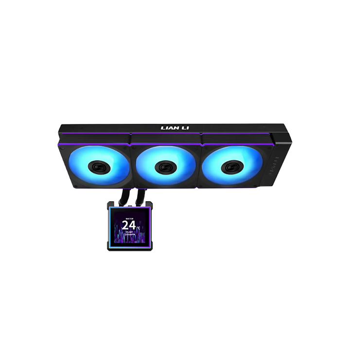 Lian Li Hydro-Shift II LCD-S 360CL With CL Wireless Fans IPS LCD Screen Liquid Cooler - Black