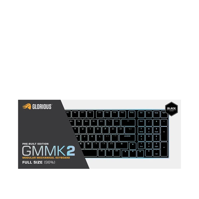 Glorious GMMK2 Full-Size 96% Modular Mechanical Gaming Keyboard – Black