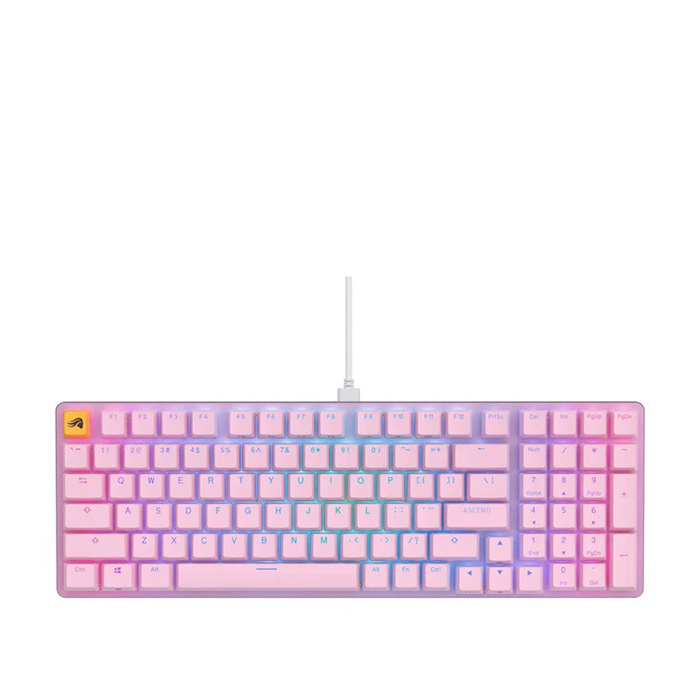 Glorious GMMK2 Full-Size 96% Modular Mechanical Gaming Keyboard – Pink