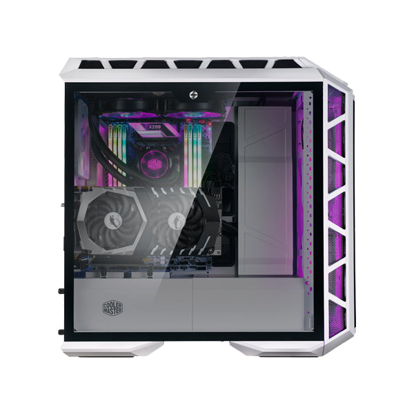 Cooler Master Master Case H500P ARGB Mesh Mid Tower Case - White