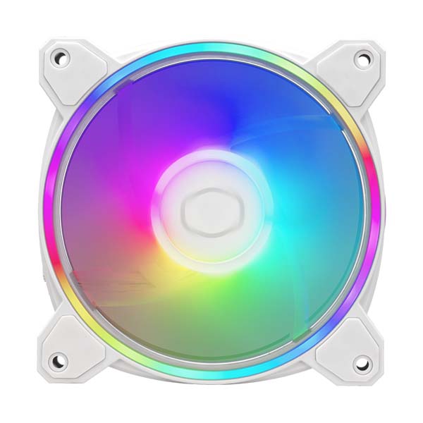 COOLER MASTER MasterFan MF120 HALO² 3 in 1 ARGB Case Fan Kit - White