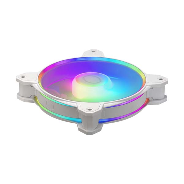 COOLER MASTER MasterFan MF120 HALO² 3 in 1 ARGB Case Fan Kit - White