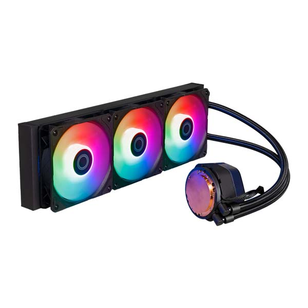 COOLER MASTER MasterLiquid 360 ATMOS ARGB CPU Liquid Cooler - Black