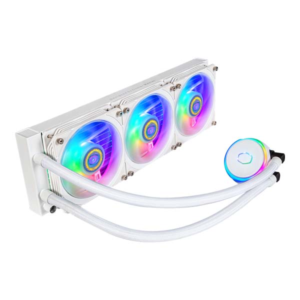 Cooler Master PL360 Flux ARGB CPU Liquid Cooler - White