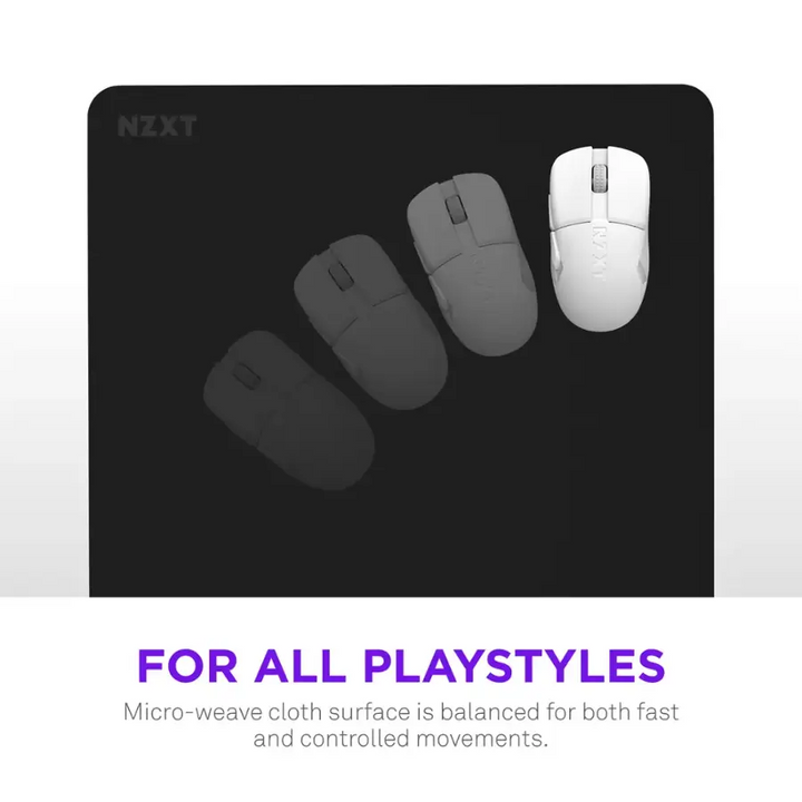 NZXT Zone Gaming Mouse Pad with Micro-Weave Cloth Surface ( Large) - Black