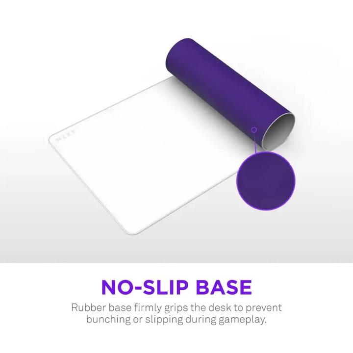 NZXT Zone Gaming Mouse Pad with Micro-Weave Cloth Surface ( Large) - White