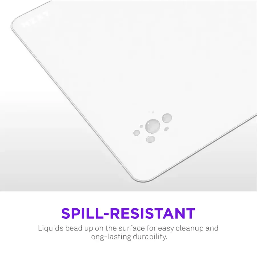 NZXT Zone Gaming Mouse Pad with Micro-Weave Cloth Surface ( Large) - White