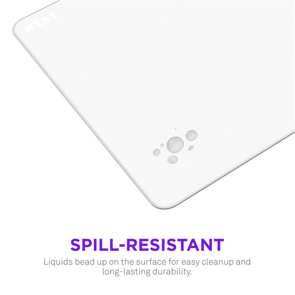NZXT Zone XL Gaming Mouse Pad - White