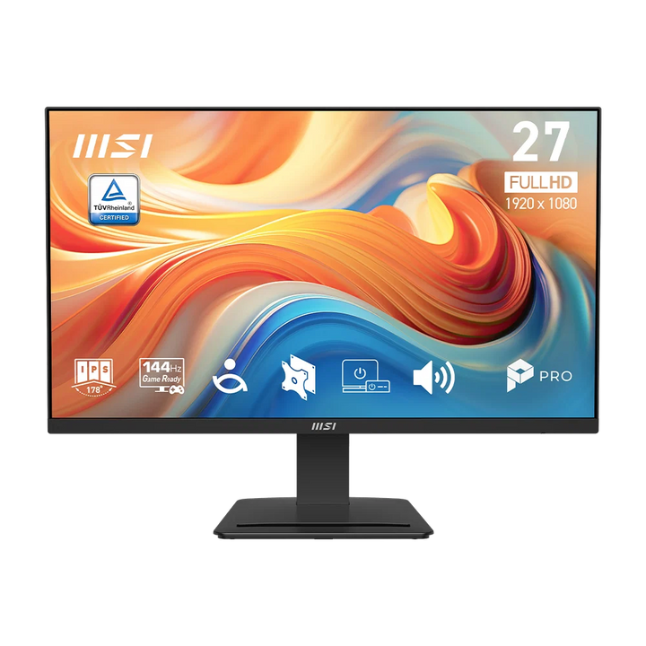 MSI PRO MP273 E14A 27 Inch 144Hz FHD 1ms IPS Business Monitor - Black