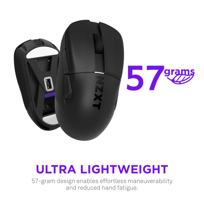 NZXT LIFT ELITE Wireless Gaming Mouse - Black