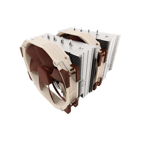 NOCTUA NH-D15 - 140mm PWM Premium Dual Tower CPU Air Cooler - Brown