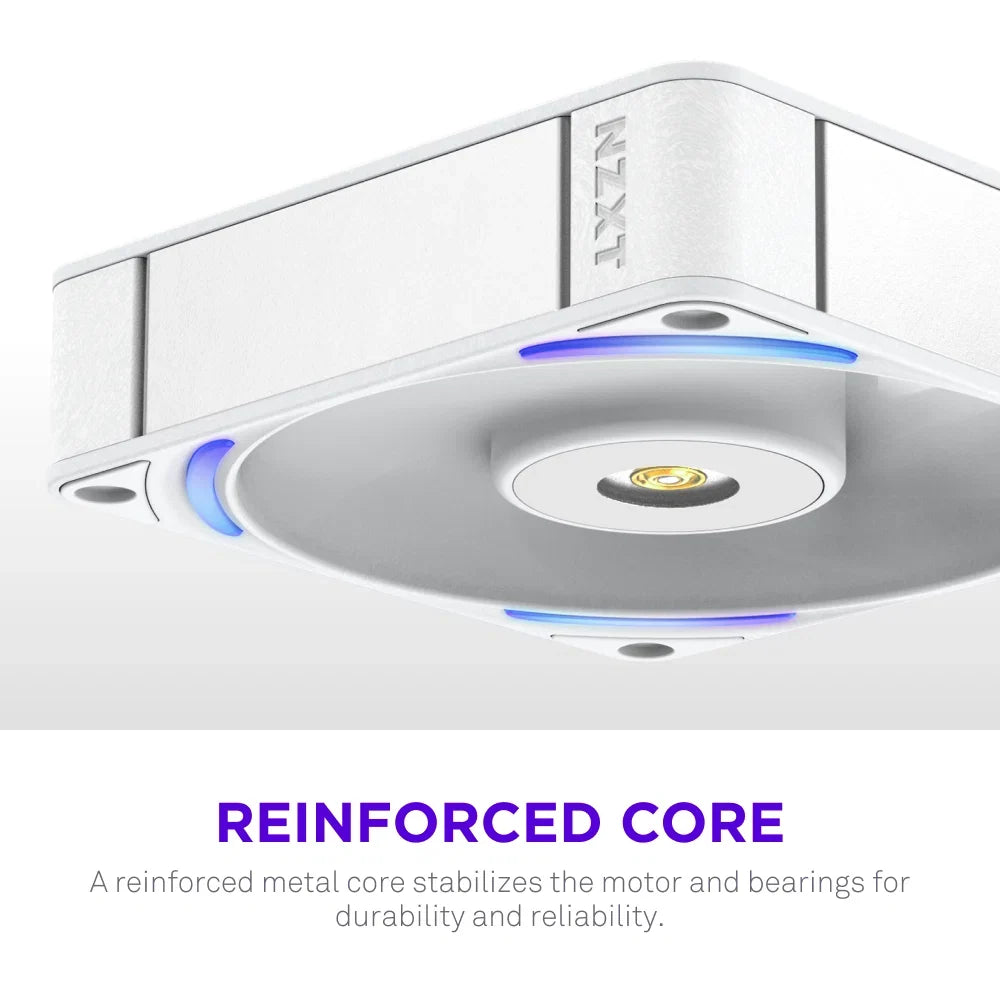 NZXT F120X 120mm Performance RGB Single Case Fan - White
