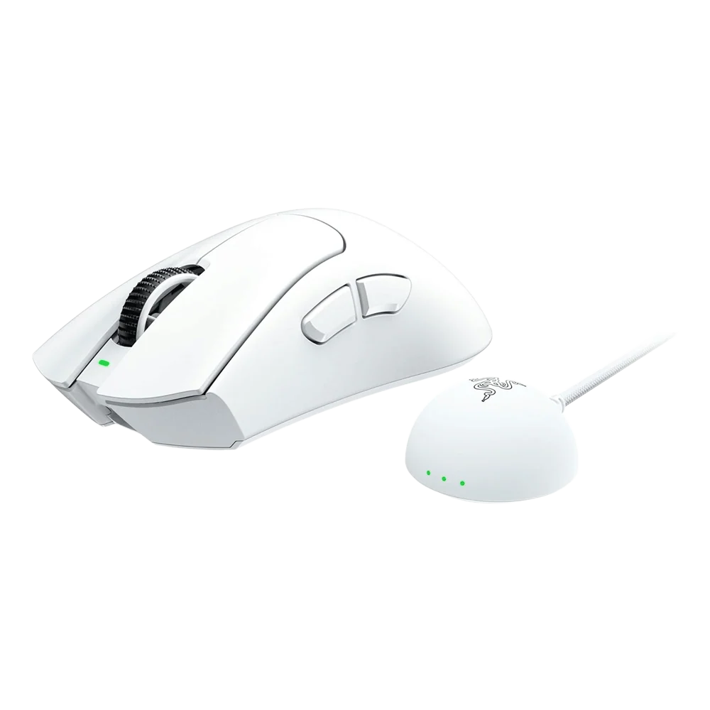 RAZER DeathAdder V4 Pro Wireless Gaming Mouse - White