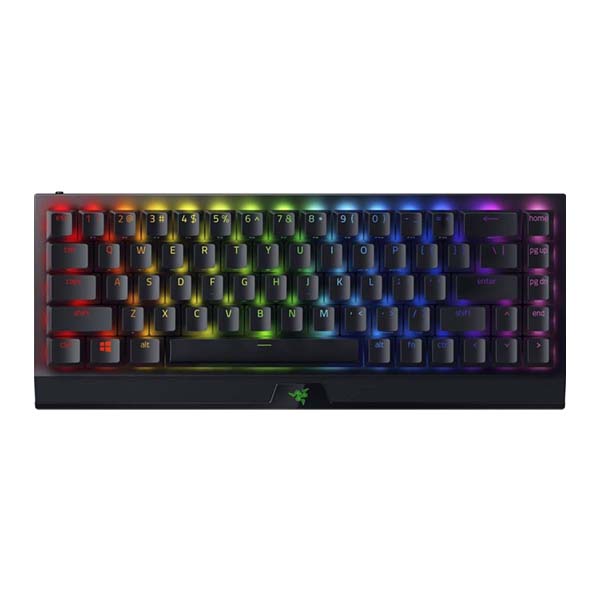 RAZER BLACKWIDOW V3 Mini HyperSpeed - Yellow Switch Wireless Mechanical Gaming Keyboard - Black - US