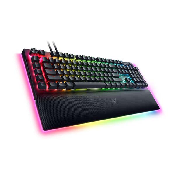 RAZER BLACKWIDOW V4 PRO - Chroma RGB Yellow Switch Wired Mechanical Gaming Keyboard US - Black