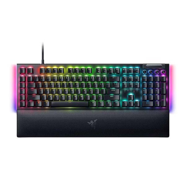 RAZER BLACKWIDOW V4 Yellow Switch Chroma RGB Wired Mechanical Gaming Keyboard US - Black