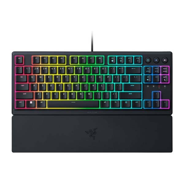 Razer Ornata V3 Low-profile RGB TKL Wired Mecha-Membrane Gaming Keyboard