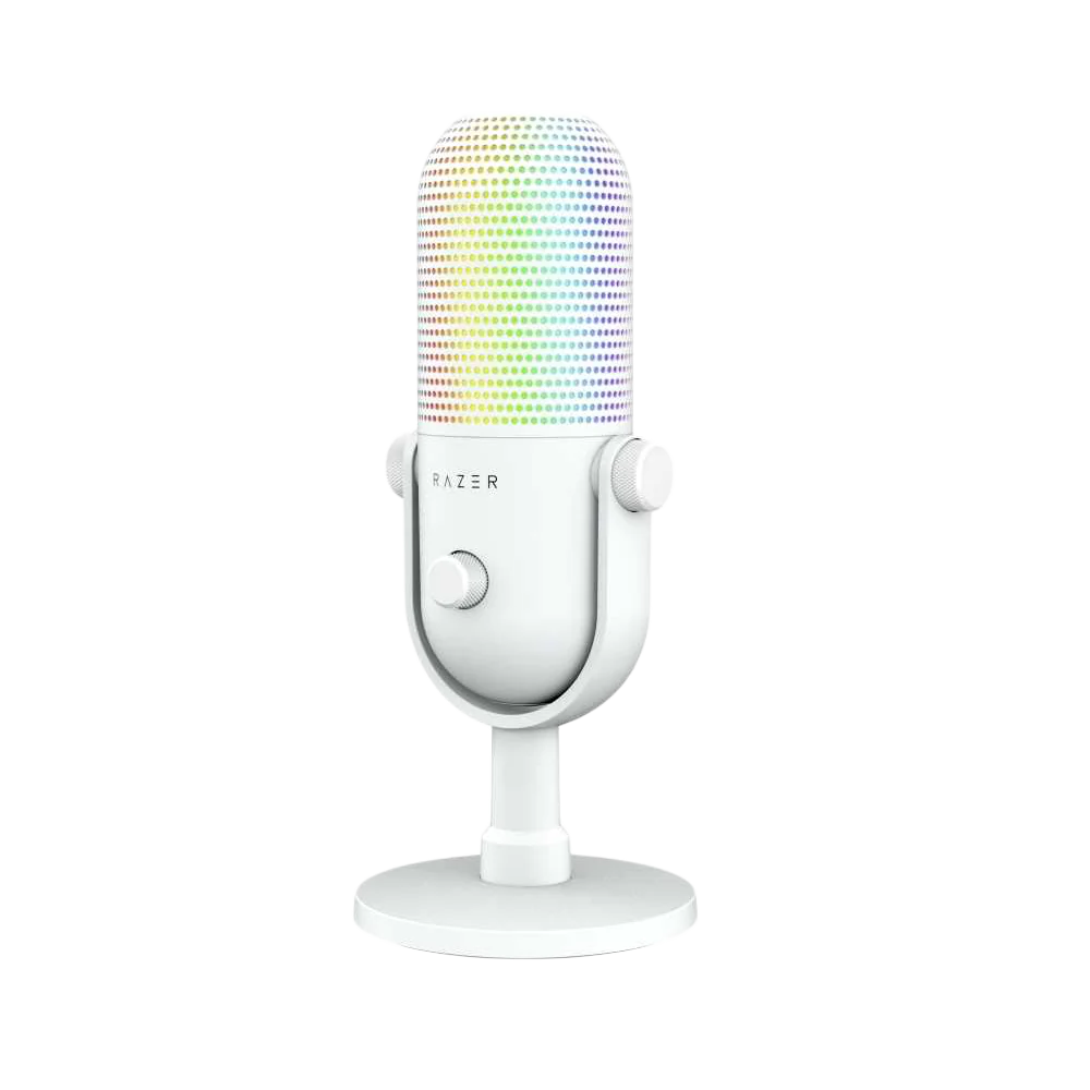 RAZER SEIREN V3 Chroma RGB USB Streaming Microphone - White