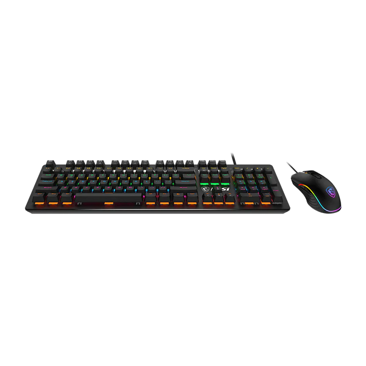 MSI FORGE GK300 COMBO Wired RGB Gaming Keyboard And Mouse - Black