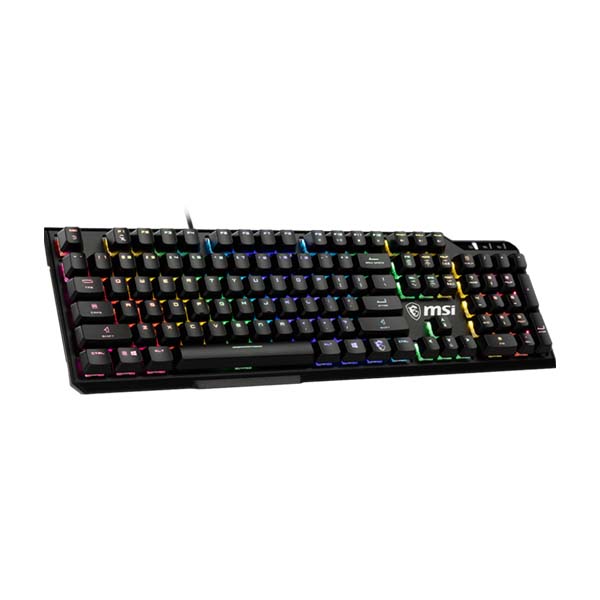MSI VIGOR GK41 LITE RGB Kailh Red Switch Mechanical Keyboard - Black