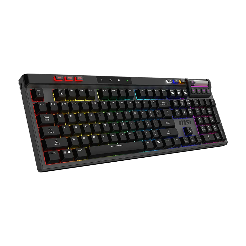 MSI STRIKE PRO Wireless Gaming Keyboard - Black