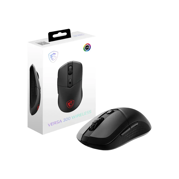 MSI VERSA 300 Wireless Gaming Mouse - Black