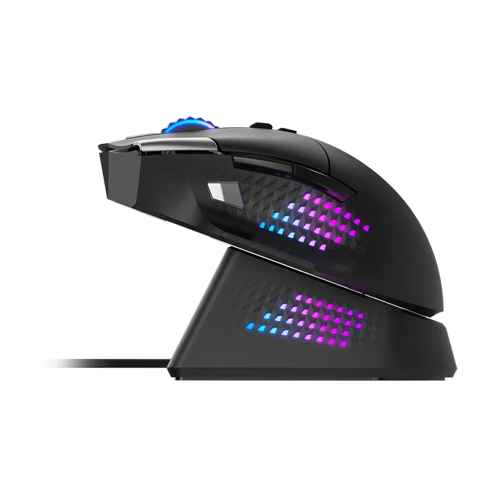 MSI VERSA PRO Wireless Plus Mouse Dock Pro Mouse - Black