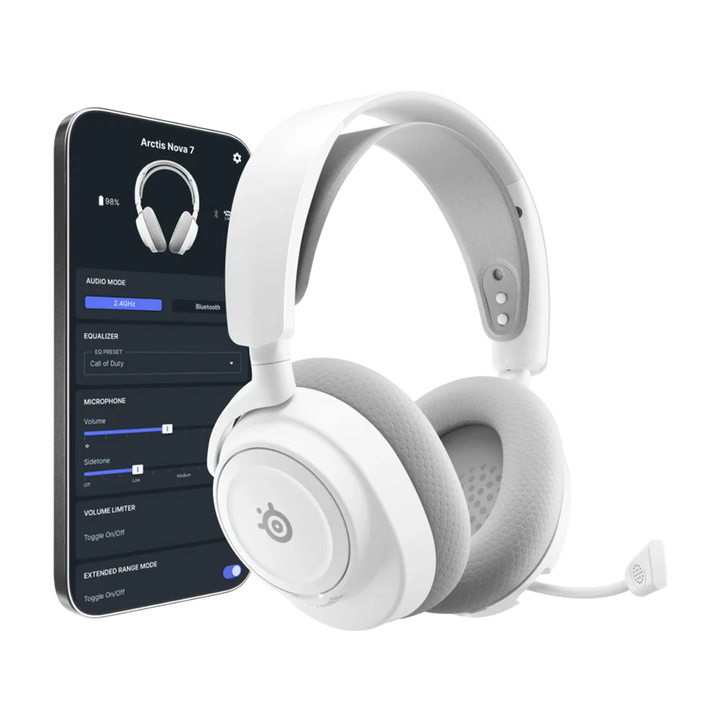 SteelSeries ARCTIS NOVA 7 GEN 2 Wireless Gaming Headset- White