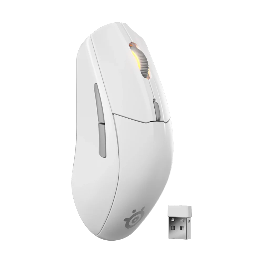 SteelSeires Rival 3 Wireless Gen 2 Truemove Bluetooth Mouse - White