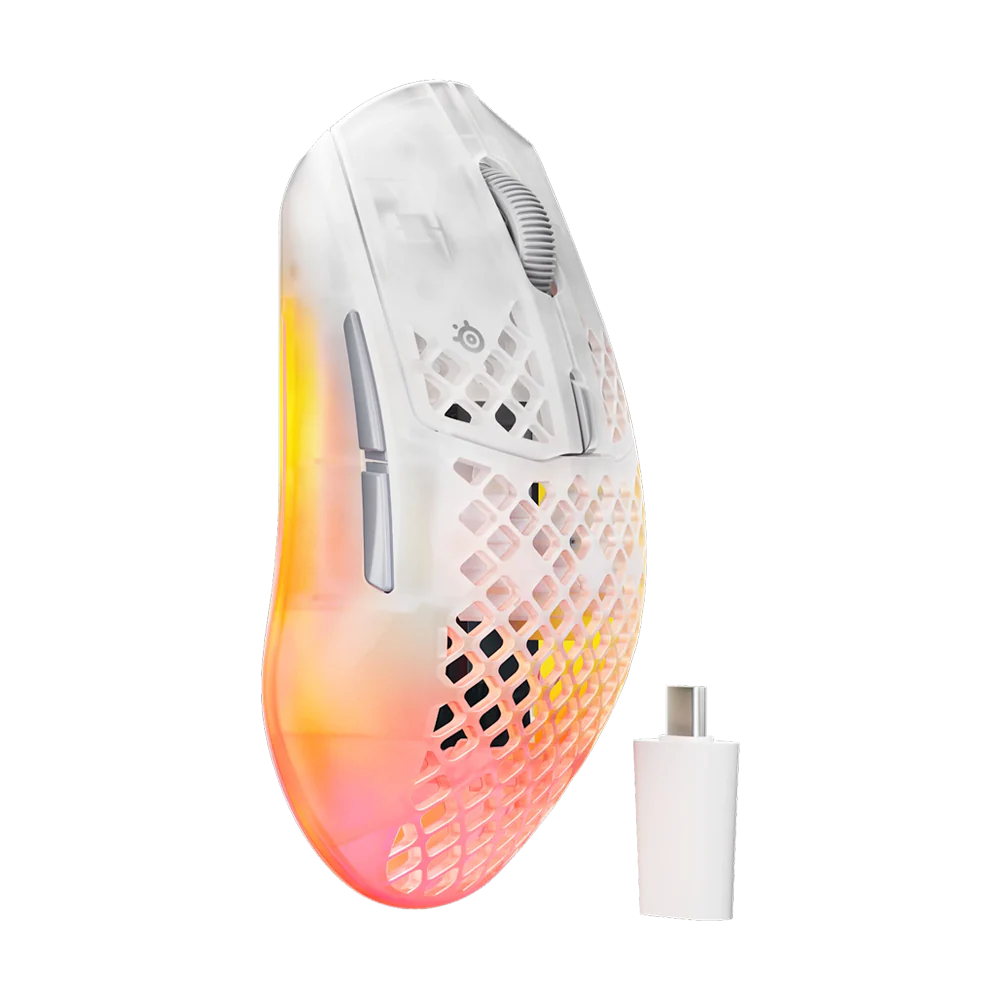 SteelSeries AEROX 3 GEN2 Wireless Gaming Mouse - Ghost