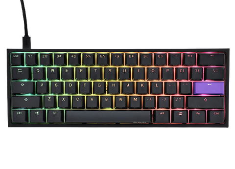 Ducky One 2 Mini v2 RGB Mechanical Keyboard Silent Red Switch